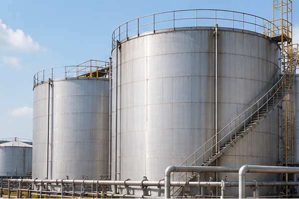 Storage tanks and tower internals