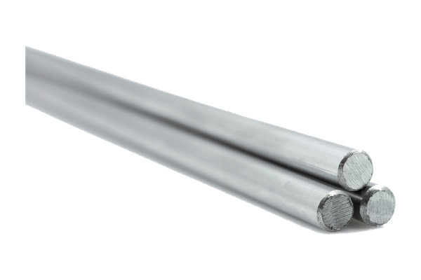 Close up of stainless steel bar finish