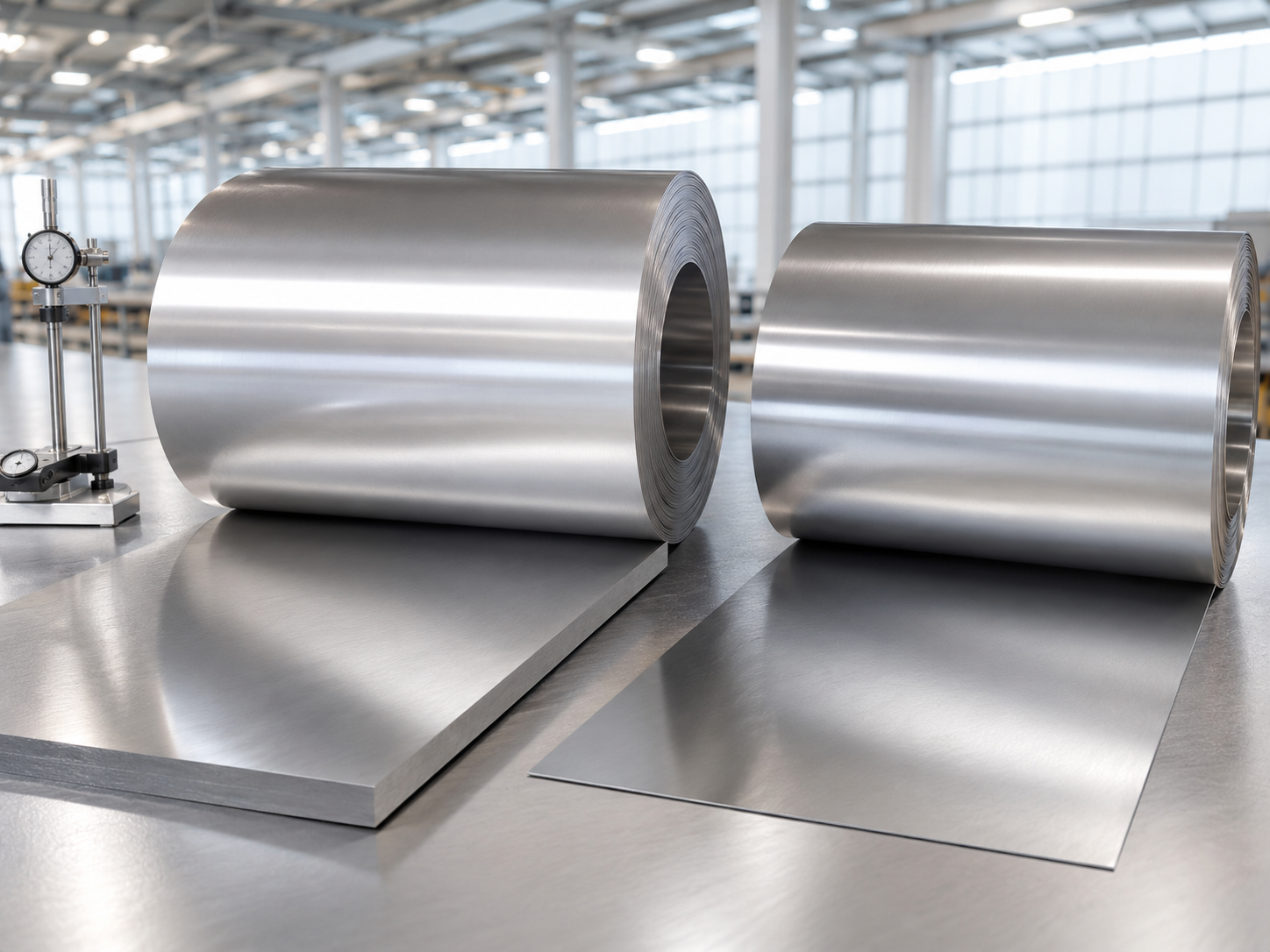 Direct answer for foil gauge thickness comparison