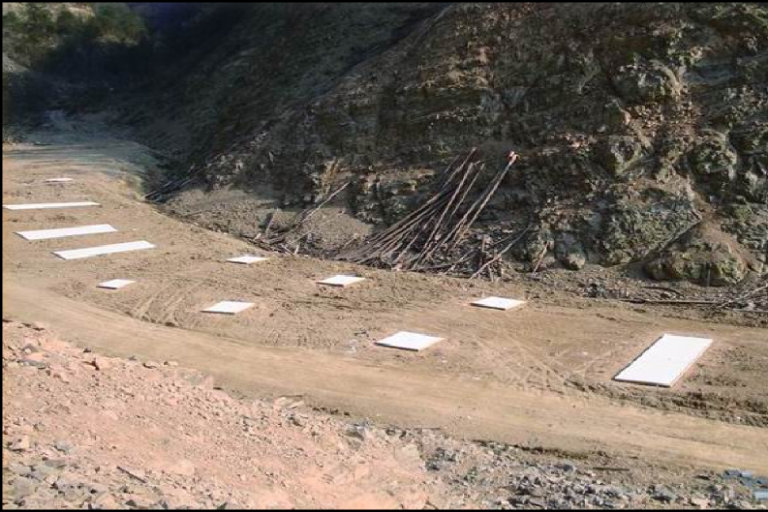 Explosion bonding site