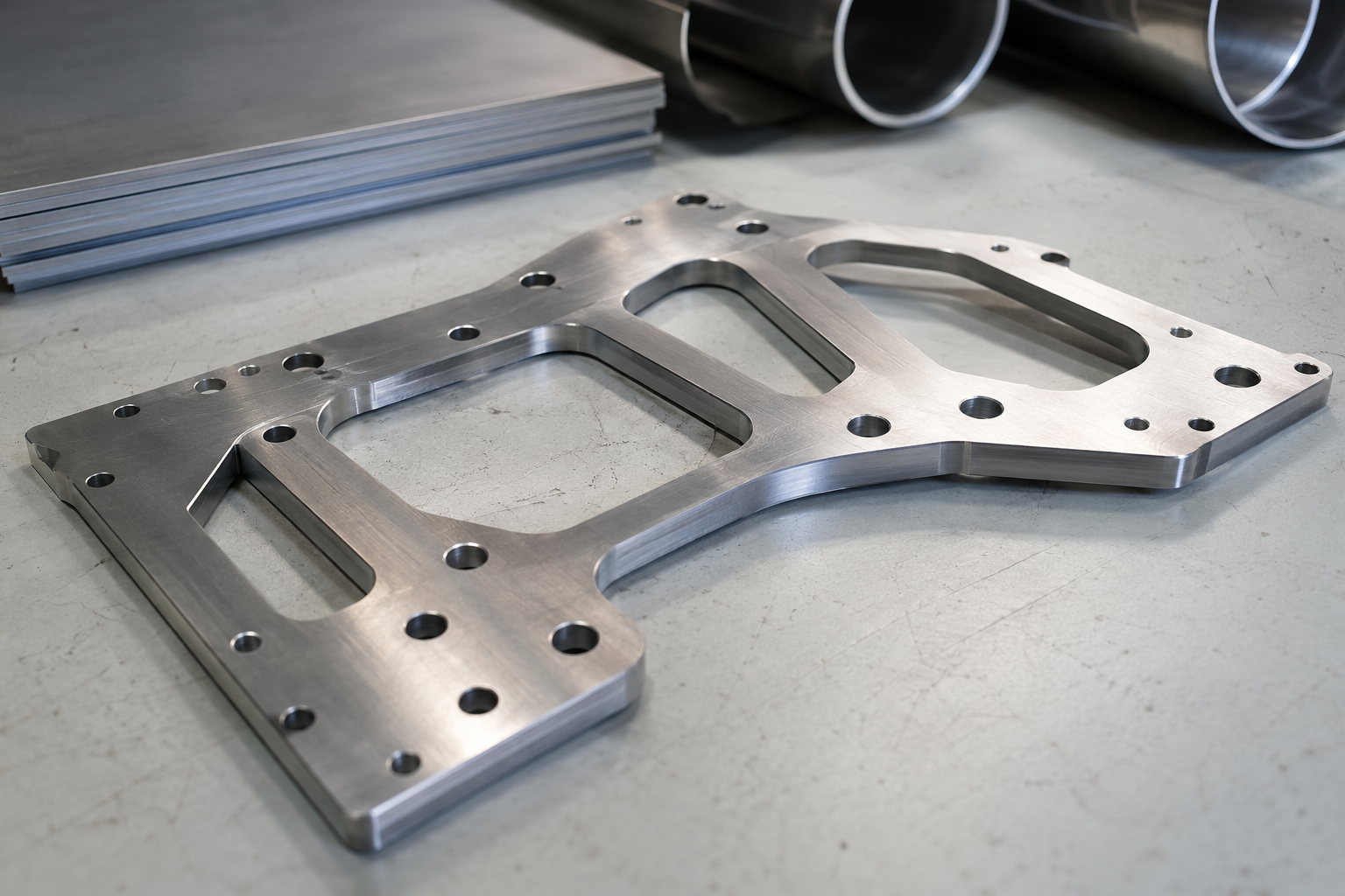 Aerospace bracket casing blank