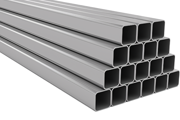 Square or rectangular stainless steel tubing profile