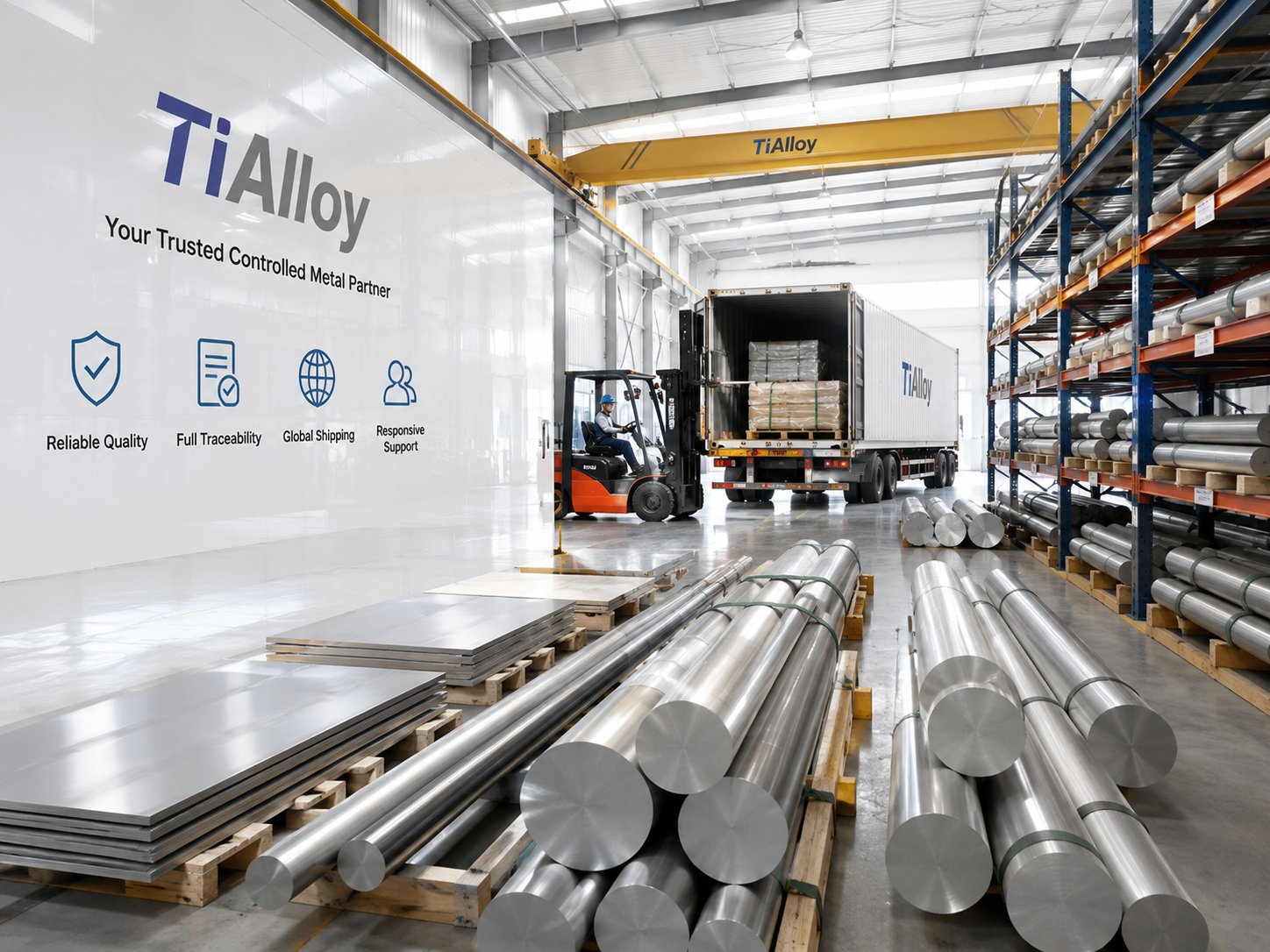 TiAlloy Controlled Metal Orders Production Base