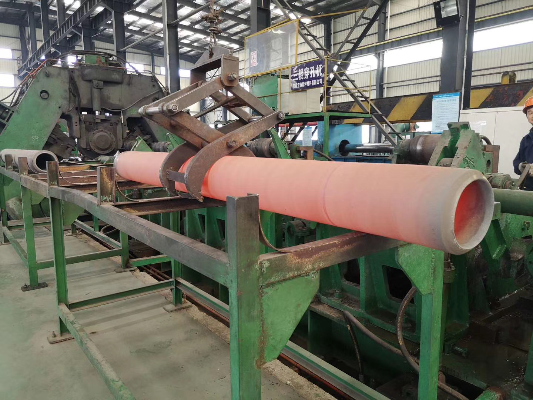 Industrial tube manufacturing process