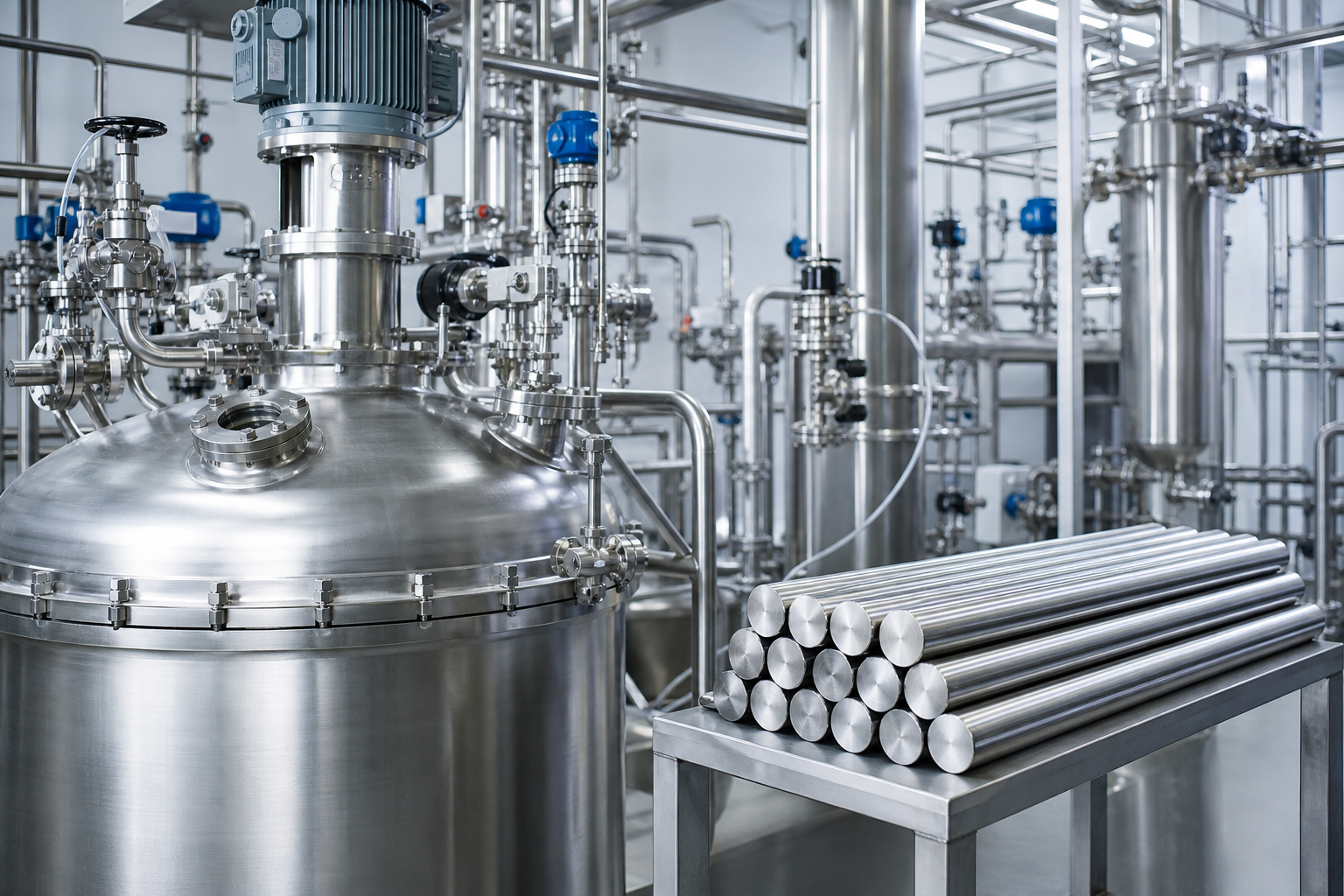 Chemical processing equipment material scenario