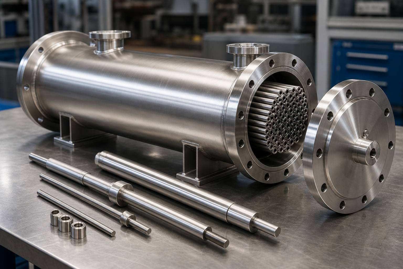 Condenser component material scenario