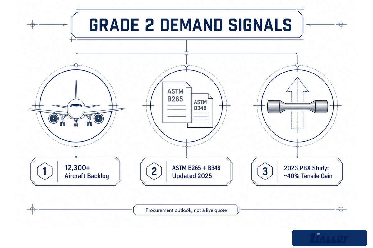 Industry Outlook: What's Driving Demand for Grade 2 — TiAlloy