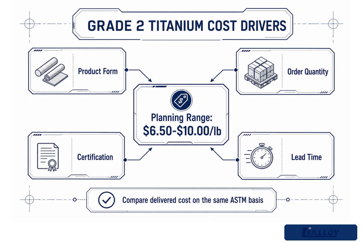 Pricing and Cost Considerations — TiAlloy