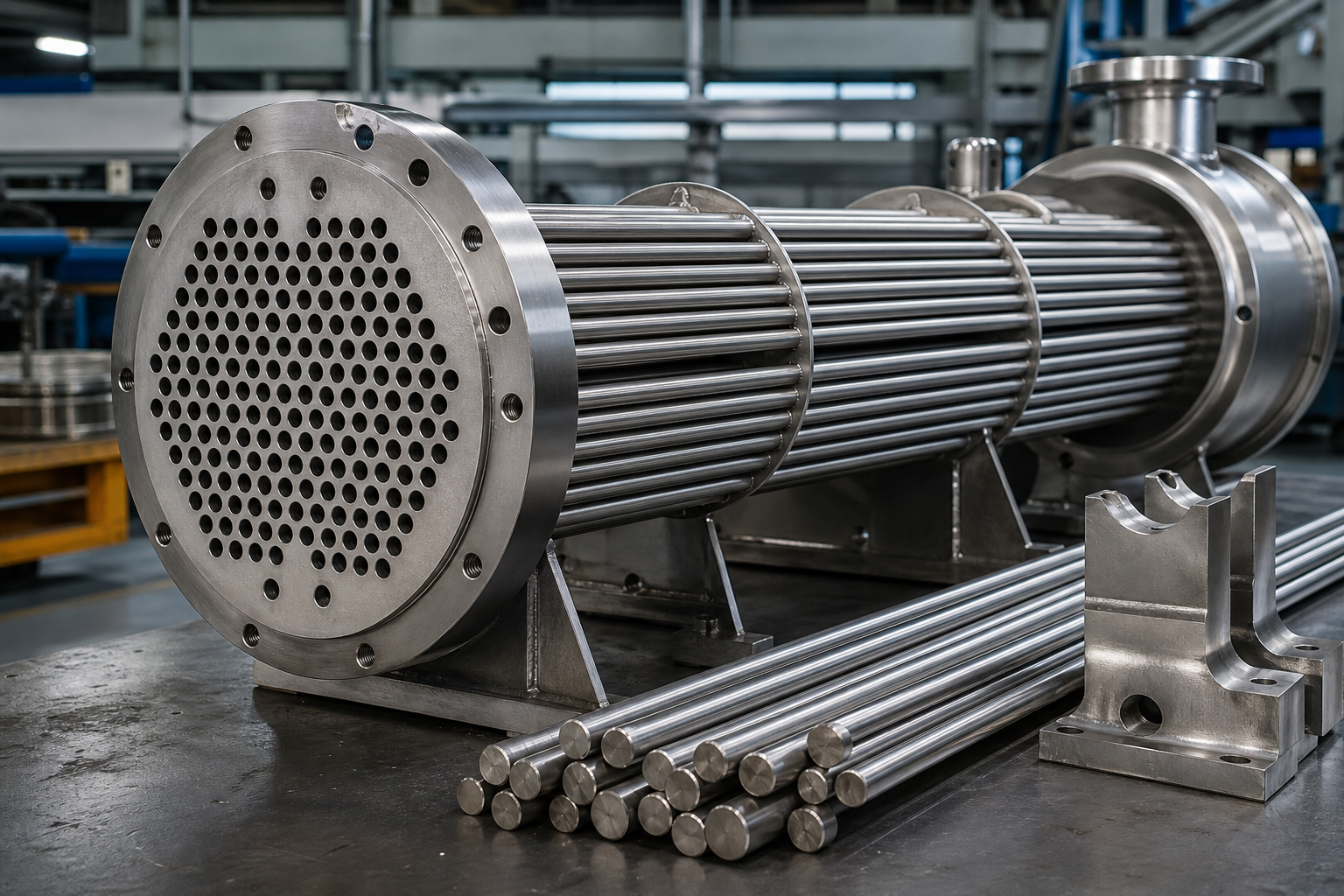 Heat exchanger hardware material scenario