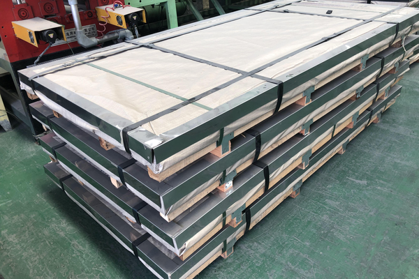 Industrial metal sheet material and stainless steel plate visual reference