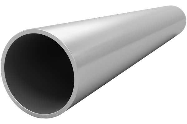 Stainless steel pipe cross-section