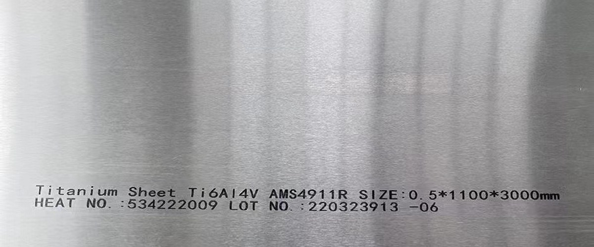 Marked Ti-6Al-4V ELI titanium sheet for ASTM F136 implant-grade review