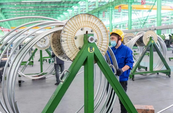 Duplex 2205 stainless steel tube coil for chloride service