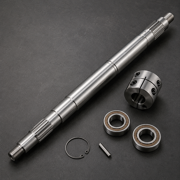 Stainless steel round bar for marine shafts and hardware