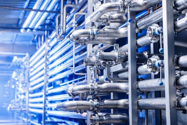 Industrial piping and metal fabrication environment
