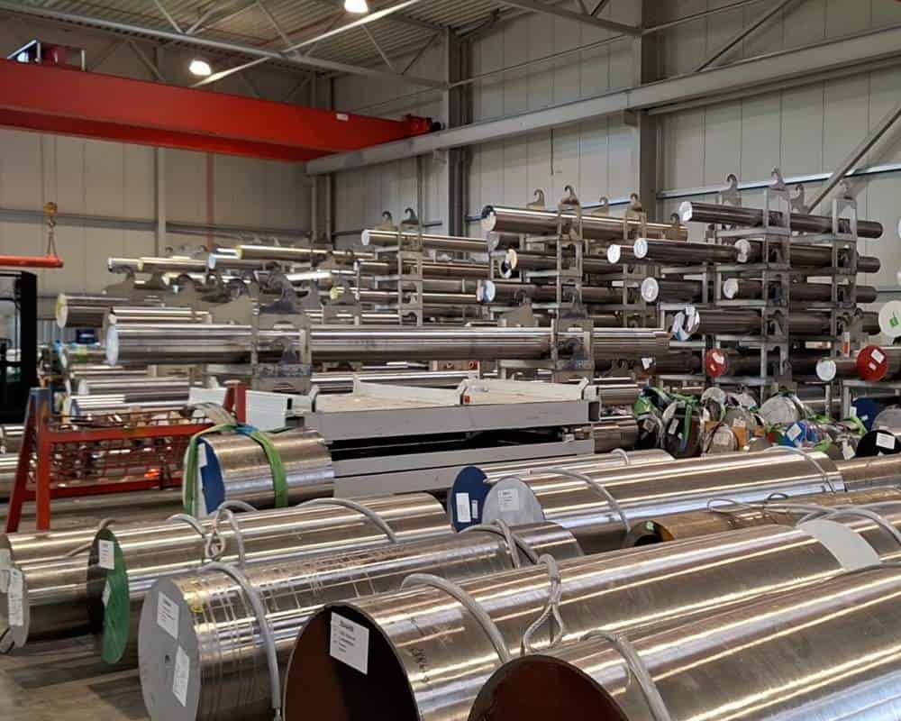Industrial stainless steel bar bundle
