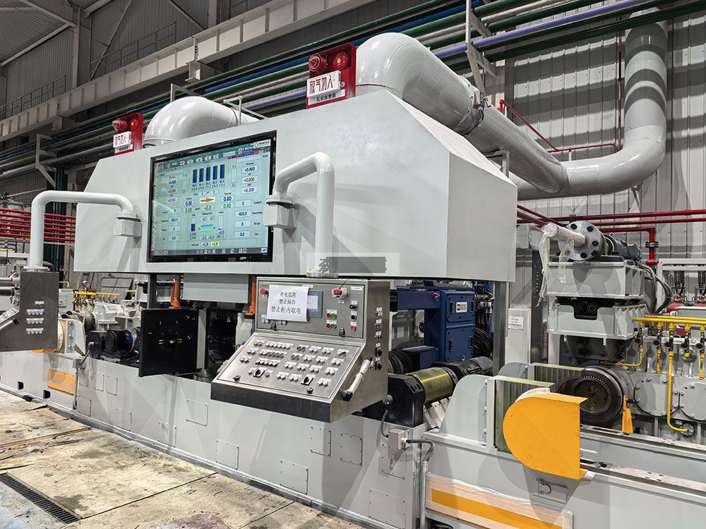 Precision cold rolling equipment used for stainless steel foil and rerolled strip