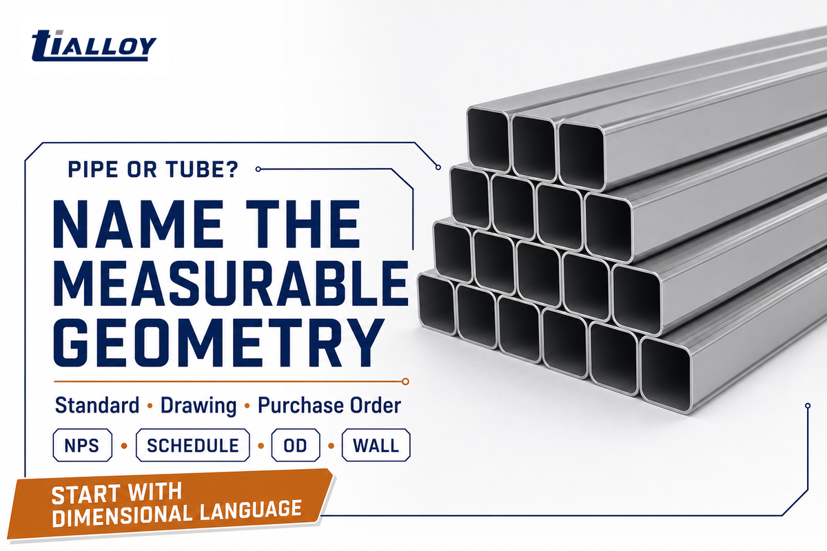 1. Pipe or Tube? Start with the Dimensional Language — TiAlloy