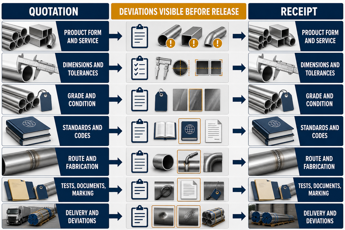 8. Use the 7-Field Pipe-and-Tube Requirement Register — TiAlloy