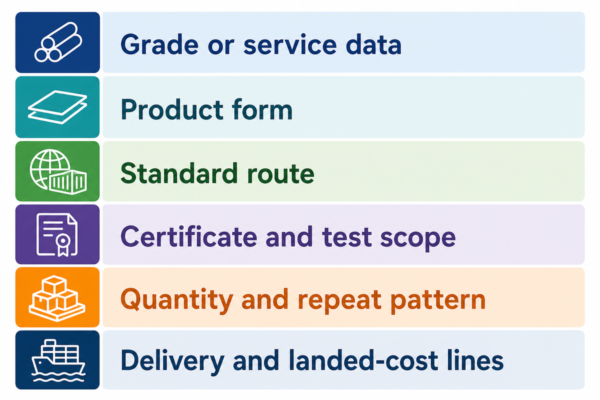 The 6-Line Stainless RFQ Completeness Gate — tialloy