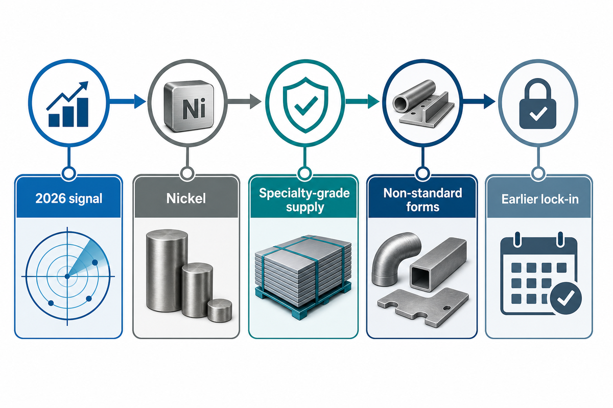 Trend Note - Specialty Stainless Needs Earlier Specification Lock-In — tialloy