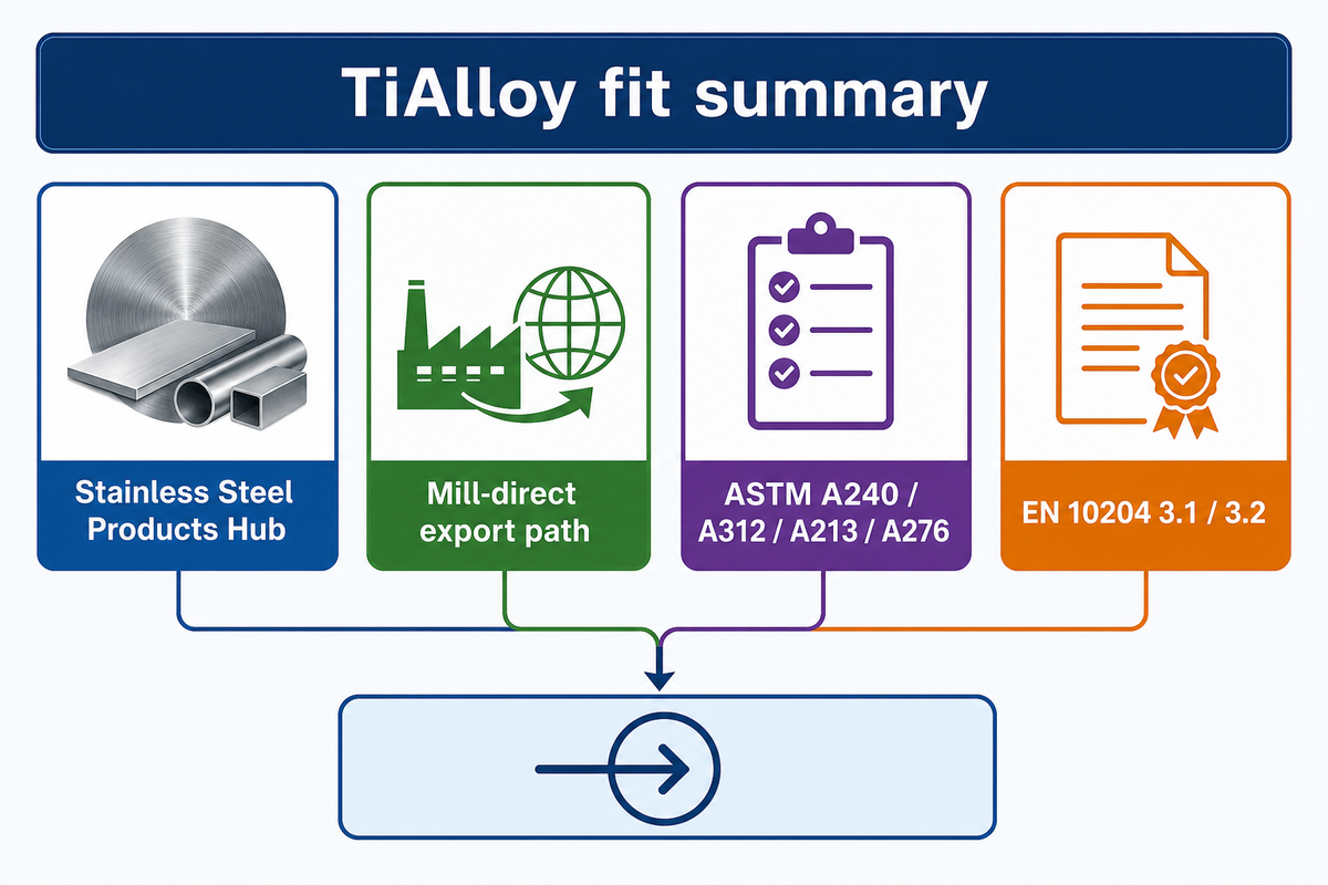 How TiAlloy Fits the Checklist — tialloy