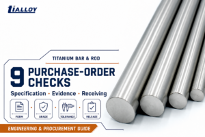 Titanium Bar & Rod: 9 Purchase-Order Checks