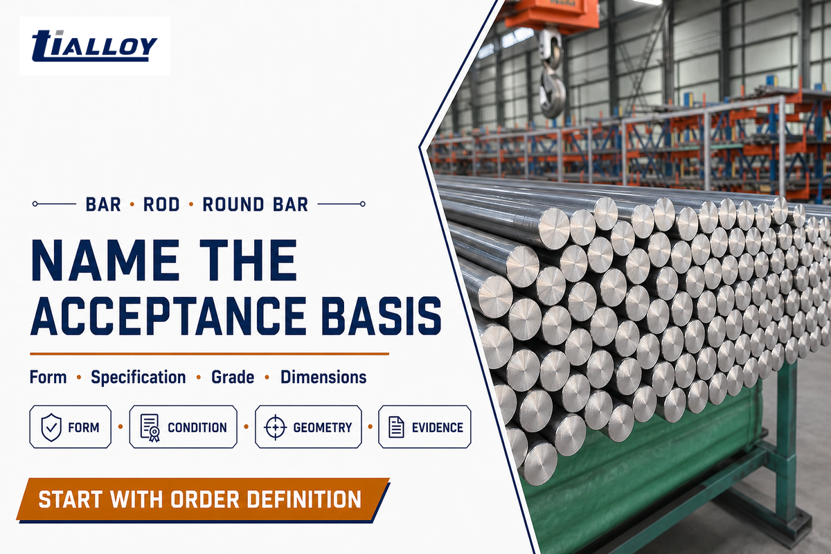 1. What Titanium Bar & Rod Means on a Purchase Order