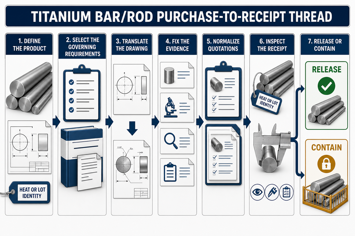 Use the Titanium Bar/Rod Purchase-to-Receipt Thread