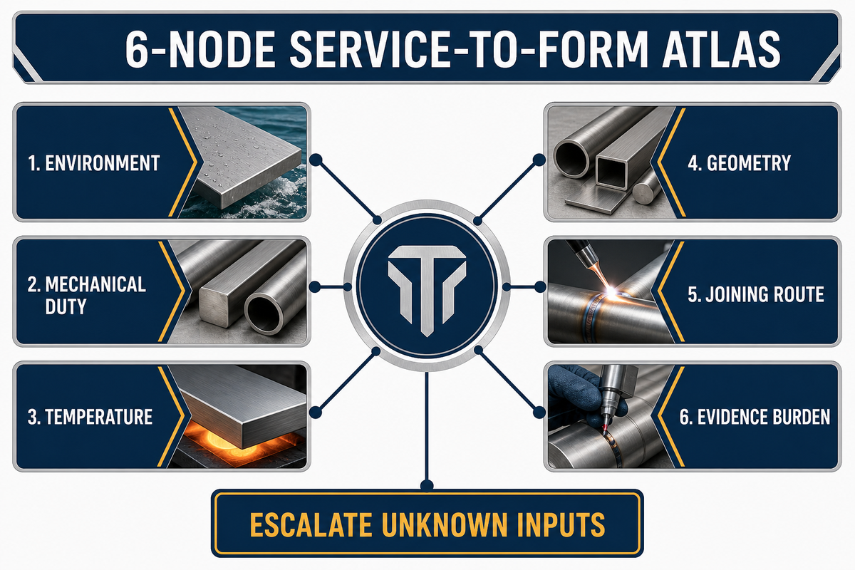 Start With the 6-Node Service-to-Form Atlas — TiAlloy