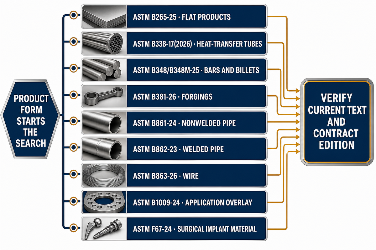 Product Form Starts the Standards Search, Application Finishes It — TiAlloy