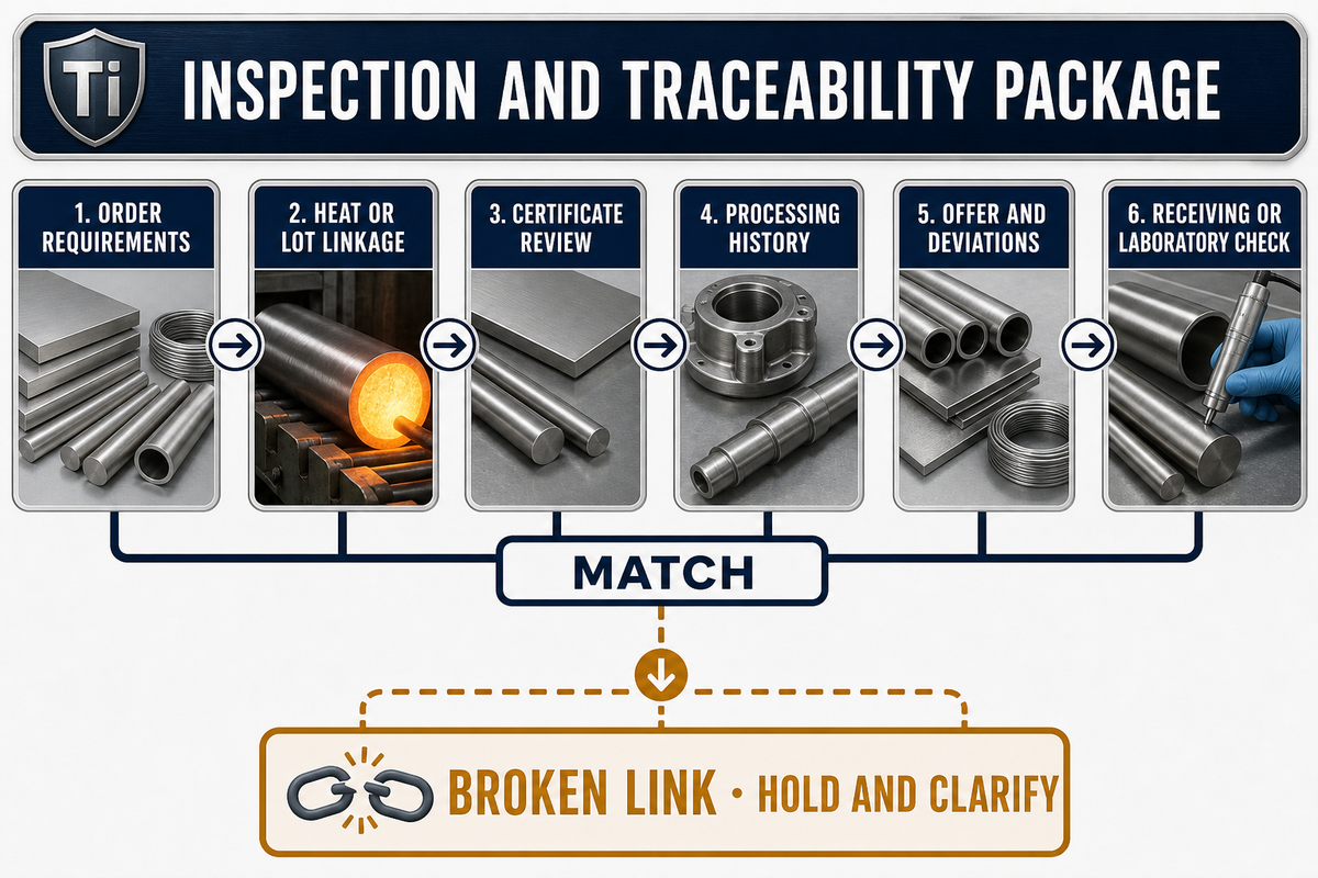 Build the Inspection and Traceability Package Before Quotation — TiAlloy