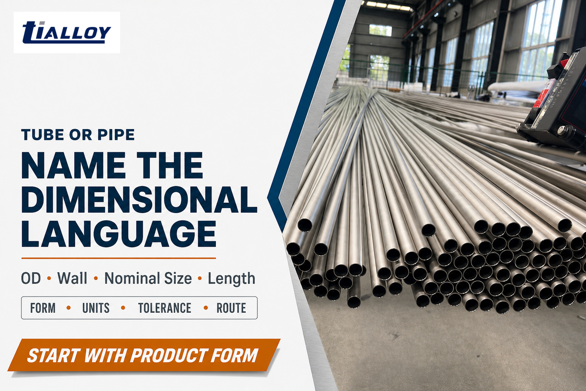 1. Titanium Tube or Pipe? Start with the Dimensional Language — TiAlloy