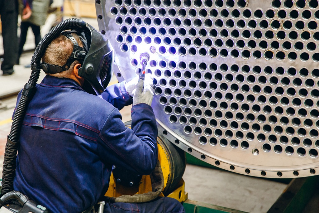 Titanium welding filler wire used in welded titanium fabrication
