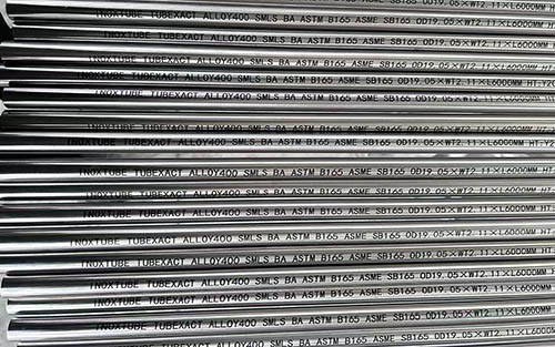 Stainless steel pipe heat number grade and specification marking