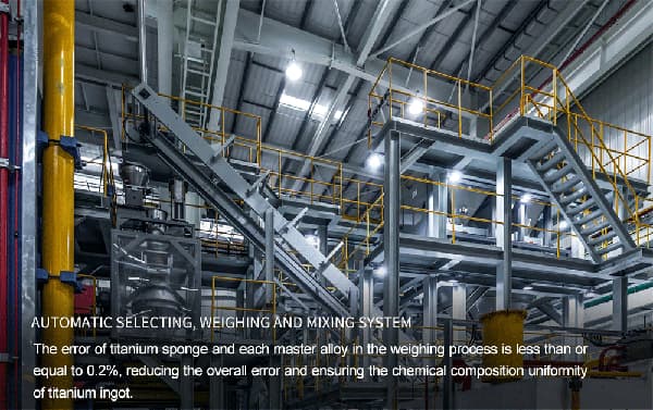 Automatic selecting weighing and mixing system