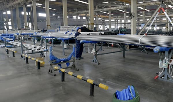 TiAlloy titanium tube final dimensional and surface inspection