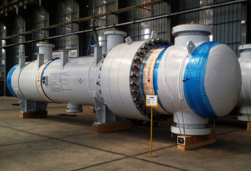 Titanium condenser tube and shell and tube heat exchanger application
