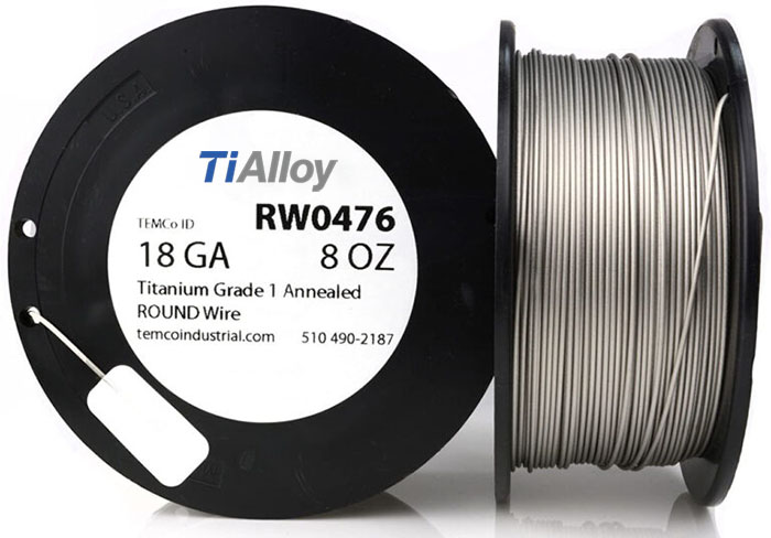 Large titanium wire spool for industrial precision and additive wire supply