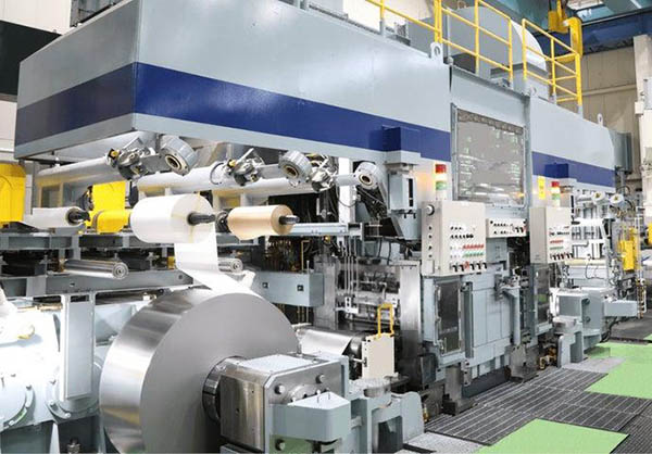Precision slitting equipment for finished stainless steel foil coil