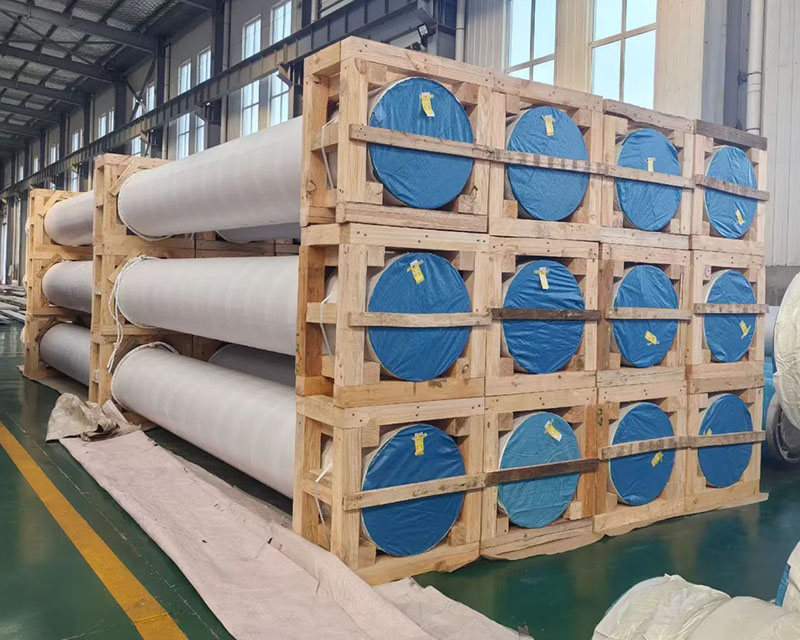 Stainless steel pipe export container loading