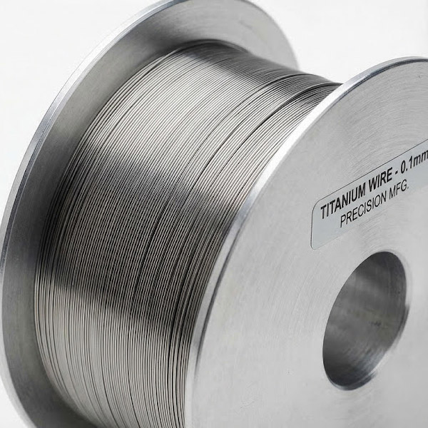 Finished titanium wire and precision fine titanium wire in spool coil or straight form