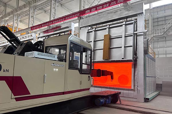 Titanium forging heat treatment and thermal process control