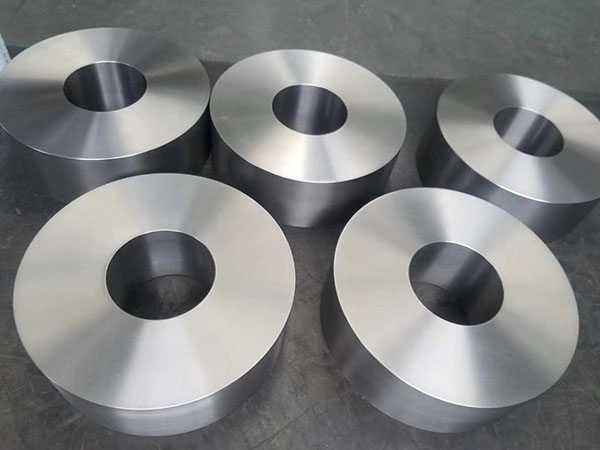 Titanium forged sleeve and hollow forging