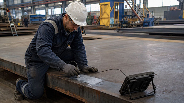 Ultrasonic nondestructive testing equipment used for material inspection