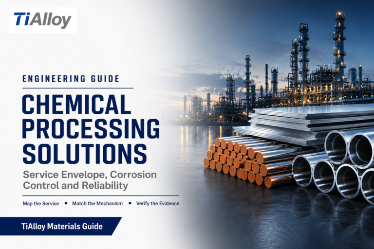 Chemical processing solutions start with service data before alloy or equipment selection (TiAlloy)