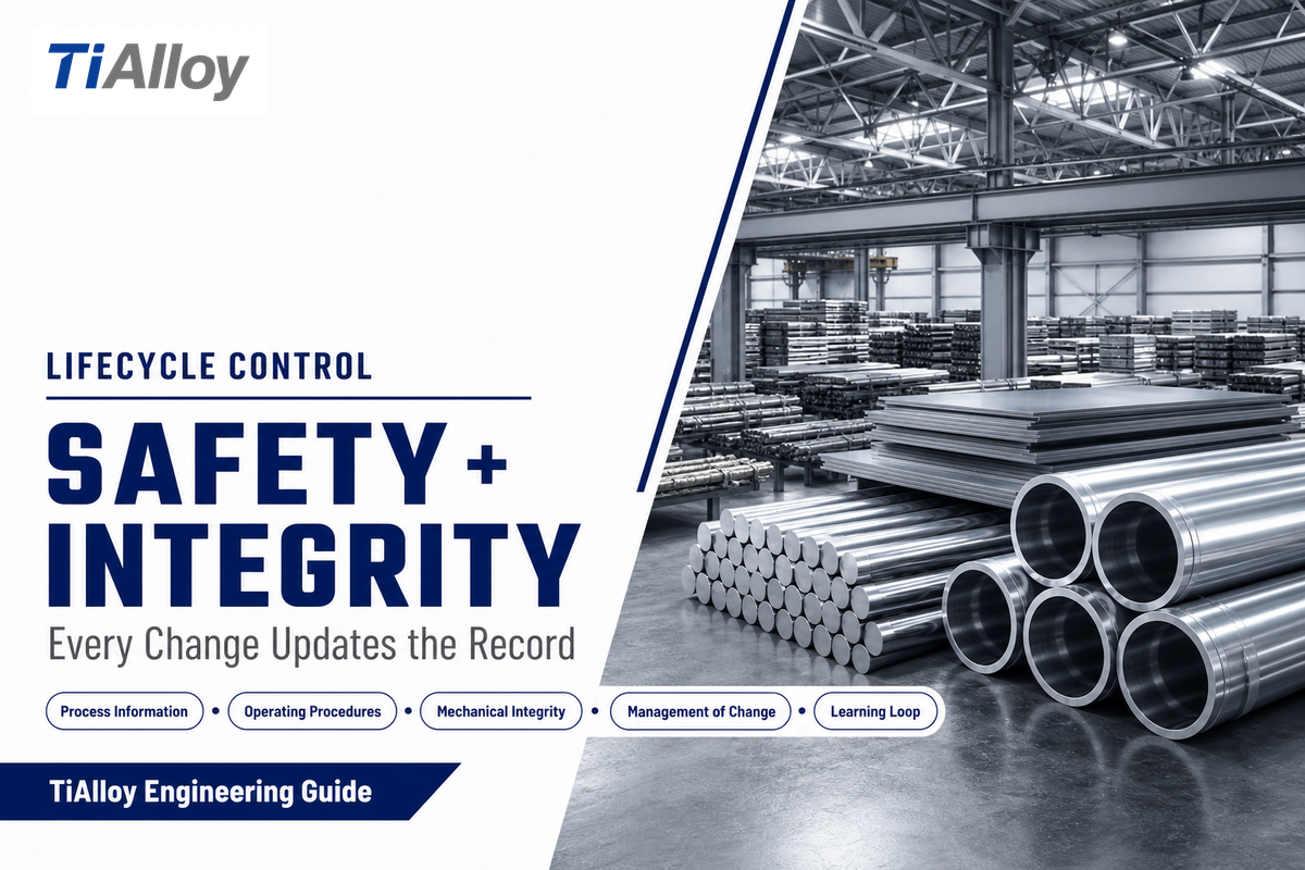 Process safety links information, procedures, integrity, change control and learning (OSHA)