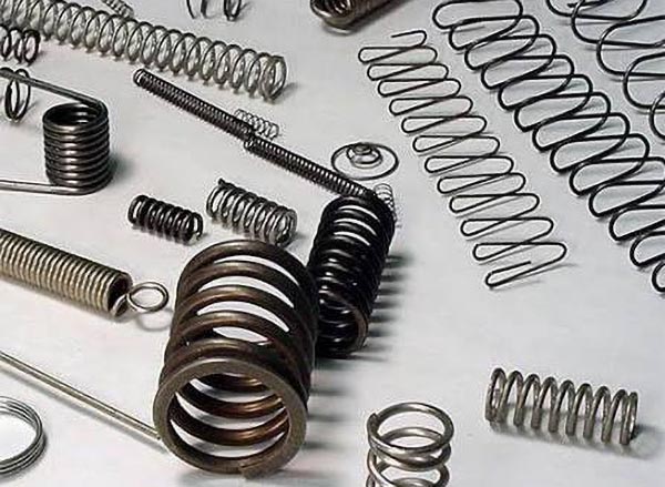 Titanium wire formed into precision springs fasteners and industrial components