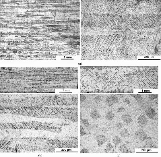Titanium forging metallographic microstructure evaluation