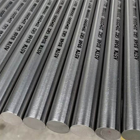 Grade 2 titanium bar peeled and ground surface finish
